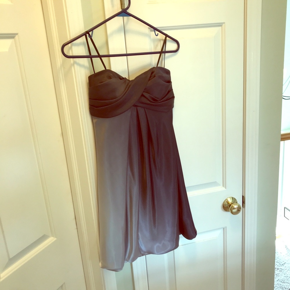 Xscape Grey Ombre Cocktail Dress